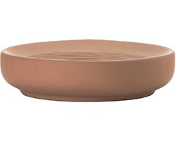 Zone Denmark Ume Zeepbakje - Zeepschaaltje keramiek - Toilet & Badkamer Accessoires - Ø 12 cm - Terracotta