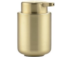 Zone Denmark Ume Zeepdispenser - Zeeppompje Vrijstaand - Zeeppomp voor Badkamer, Keuken & Toilet - Toilet & Badkamer Accessoires - 250 ml - 12,8 x 8,3 cm - Goud