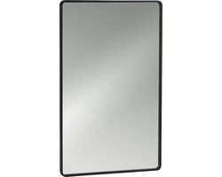 Zone Rim spiegel 44x70cm zwart