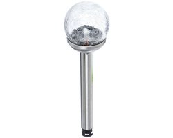 Zonne-energie lamp, bolvormig, LED tuinlamp, Ø6 cm