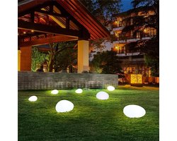 Zonne Gazon Licht - Buitenlamp Steen - Tuin Decoratie - Waterdicht IP65 - 32 cm - Solar