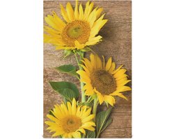 Zonnebloem Keukendoeken Microvezel 45,7 x 71,1 cm - Herbruikbaar, Absorberend, Sneldrogend, 4 Stuks