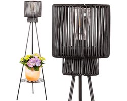 Zonnedeklamp met Plantstand – Waterdichte LED Vloerlamp op Zonne-energie – Duurzame Solar Lamp voor Tuin & Balkon – Decoratieve Driepotige Buitenlamp