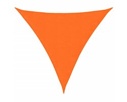 Zonnedoek - Schaduwdoek - Driehoekig - 3x3x3 m - Waterafstotend Oxford Stof - UV-bescherming - Oranje