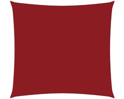 Zonnedoek - Schaduwdoek - Vierkant - 3x3 m - Rood - Waterafstotend Oxford Stof - UV-bescherming