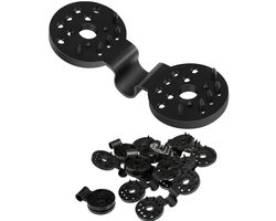 Zonnescherm Clips 30 Stuks - PE Materiaal - UV Behandeld - Anti Vogel Netting - Tuin Accessoires - Zwart 4,13 Inch - Netclips