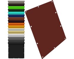 Zonnescherm Luifel - Schaduwzeil Tuin - Buitenruimte Creëren - Waterdicht UV Blok - 250 x 250 cm - Roest Rood