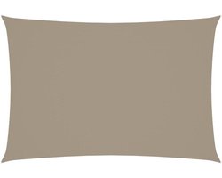 Zonnescherm - Schaduwdoek Rechthoekig - 3x5 m - Waterdicht Oxford Stof - UV-bescherming - Taupe