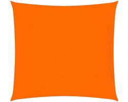 Zonnescherm - Vierkant - 2,5x2,5 m - Schaduwdoek - Oxford Stof - Oranje - Waterafstotend & UV-bestendig - Compact Zonnezeil voor Tuin en Balkon