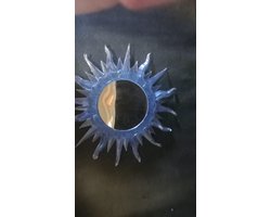 zonnespiegel kleur kameleon blauw