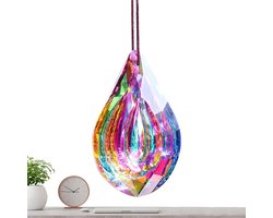Zonnevanger Glas - Regenboog Prisma - Decoratie Huis - Gekleurd Glas Effect - 5 cm - Multicolor