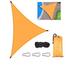 Zonnezeil driehoekig 3x3 meter - waterdicht - 95% UV-bescherming - ideaal voor balkon - ShopVlot