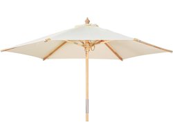 Zonnige Luxe Premium Parasol met 350 cm Diameter - UV-Bescherming 50+ en Modern Design