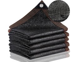 Zonwerend Net - Schaduwdoek Tuin - Koelte Creëren - 95% Zonwering UV - 3x4 Meter - Zwart