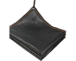 Zonwerend Net Zwart 3x3m voor Tuin en Kas - UV-Bescherming en Koeling