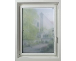 Zonwering lichtdoorlatende - afm. 1 mtr x 1.50 mtr - Flexible -Veelzijdig & makkelijke bevesteging d.m.v 6 stuks zwarte zuignappen - voor ramen - dakramen - serres