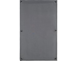 zonwering raam - 60 x 100 cm - met zuignappen - grijs
