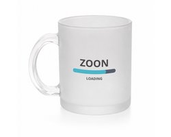 zoon loading theeglas frosted - 330 ML - Zoon - ochtendkoffie laden - theemok - theeglazen - koffiebeker - verjaardagscadeau - verjaardag - cadeau - cadeautje voor zoon - zoon artikelen - kado - geschenk - gift
