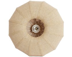 Zosia Plafonniere 1-lichts 40x21,5 cm Linnen Naturel - Modern - Light & Living