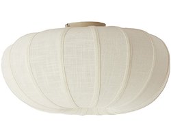 Zosia Plafonniere 1-lichts 50x24,5 cm Linnen Creme - Modern - Light & Living