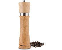 Zout- en Pepermolen Bamboe ACER 21 cm - Peper- en Zoutmolen - Kruidenmolen - Zout en Peper Molen