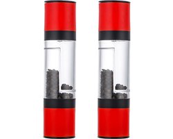 Zout- en Pepermolen Set - Kruidenmolens - Dik en zacht voor koude dagen - 1 stuks - zwart - Rood