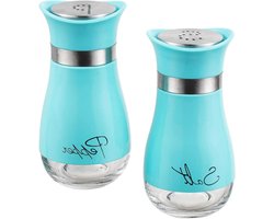 Zout- en Peperpotten - Blauwe Zout- en Peperset voor Keukenaccessoires Zoutvaatje