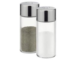 Zout- en Peperstrooier van Hoogwaardig RVS en Glas voor Thuis en Professioneel Gebruik