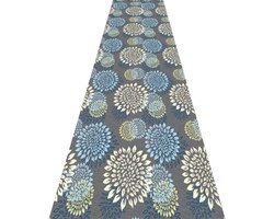 ZRUYI lange loper tapijten voor hal gebied tapijten Corridor tapijt Huishoudelijke keuken woonkamer Aisle Polyester Extra lang tapijt, maat (kleur: A, Maat : 1.2x1.6m)