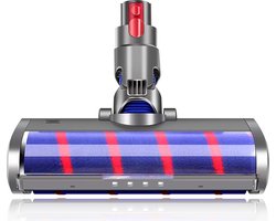 Zuigmond met LED Verlichting geschikt voor Dyson V15 / V11 / V10 / V8 / V7 / V6 - Mondstuk Parketborstel Accessoires en Onderdelen voor Steelstofzuiger - Opzetstuk Borstel - Wasbaar