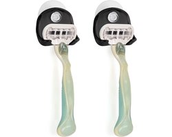 Zuignaphouder voor Scheermes - Opbergsysteem voor Glas en Tegels - Handige Badkameraccessoire