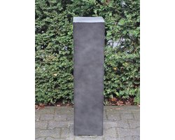 Zuil light cement, grijs gemêleerd, 80x20x20 cm