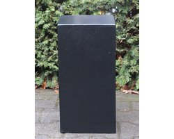 Zuil light cement, zwart 40x20x20 cm