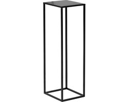 Zuil-metaal- Quadro Black - 64cm - Zwart - Sokkel - Plantentafel