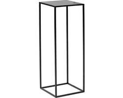 Zuil Quadro Black - 69cm - Zwart - Sokkel - Plantentafel