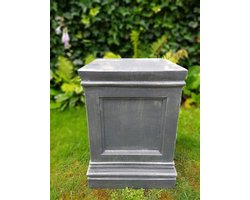 Zuilen 75 cm hoog – sokkel presentatieblok antiek zilver| GerichteKeuze