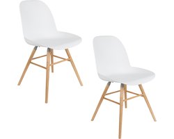 Zuiver Albert Kuip Stoel Wit - Set van 2