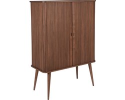 Zuiver Barbier Kast/ Opbergkast Hout Walnoot - Bruin