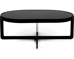 Zuiver Centre Salontafel Ovaal 102x68 cm Zwart