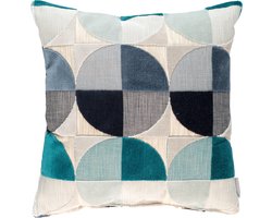 Zuiver Club Kussen Petrol - Blauw