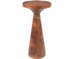 Zuiver Floss Bijzettafel Walnoot - Bruin