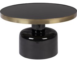 Zuiver Glam Salontafel Rond 60 cm Zwart/ Goud