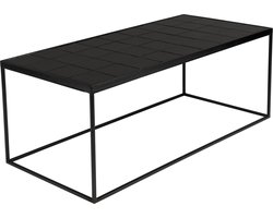 Zuiver Glazed Salontafel 93x42,5 cm Zwart