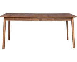 Zuiver Glimps Uitschuifbare Eettafe 180/240x90 cm Hout Walnoot - Bruin