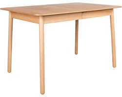Zuiver Glimps Uitschuifbare Eettafel 120/162x80 cm Hout Naturel