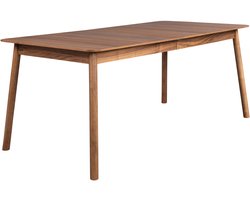 Zuiver Glimps Uitschuifbare Eettafel 180/240x90 cm Hout Walnoot - Bruin