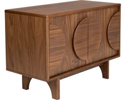 Zuiver Groove Dressoir 2 deuren Walnoothout Donkerbruin