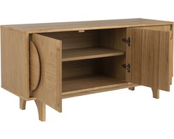 Zuiver Groove Dressoir 3 deuren Eikenhout Bruin