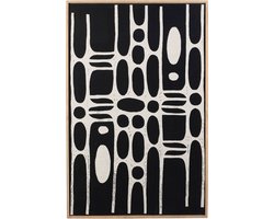 Zuiver Halo Wanddecoratie Zwart/Beige