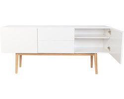 Zuiver High on wood Dressoir 2 lades en 2 deuren Hout Wit
